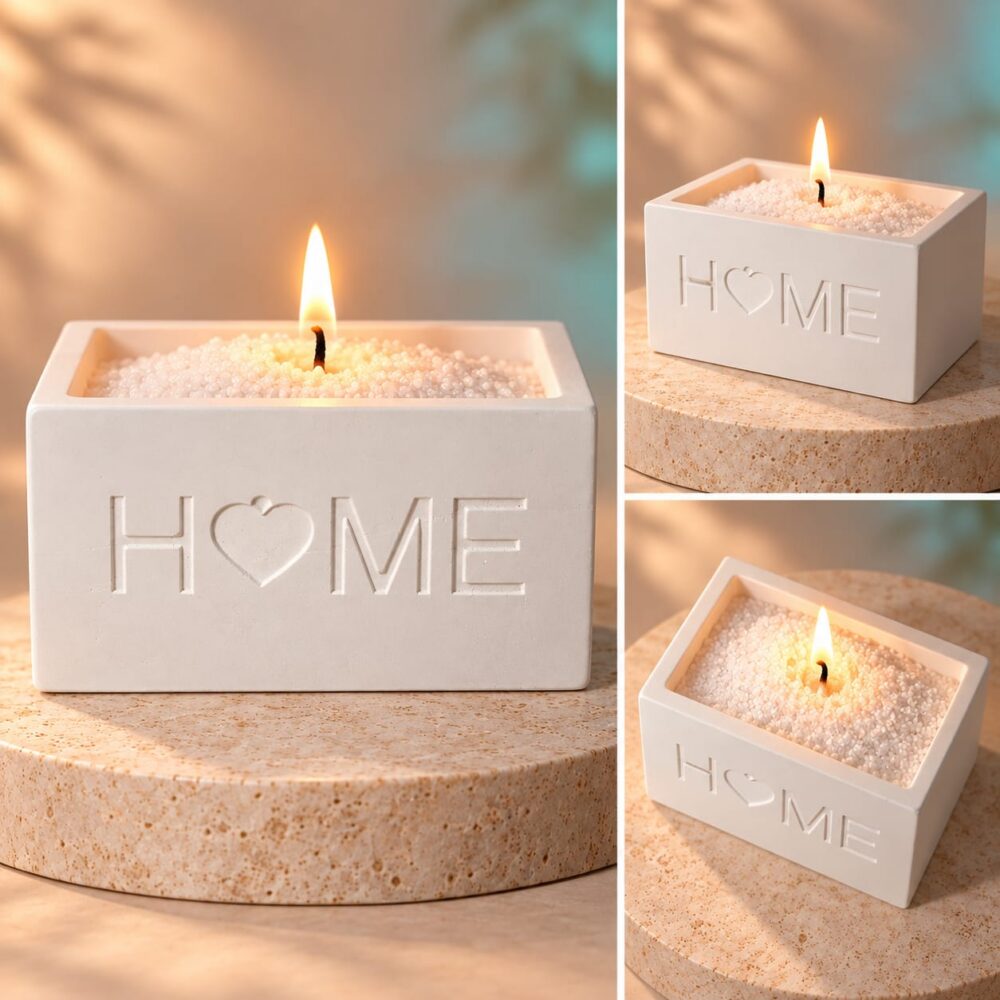 Velas de cera de arena + medio kilo de cera de arena