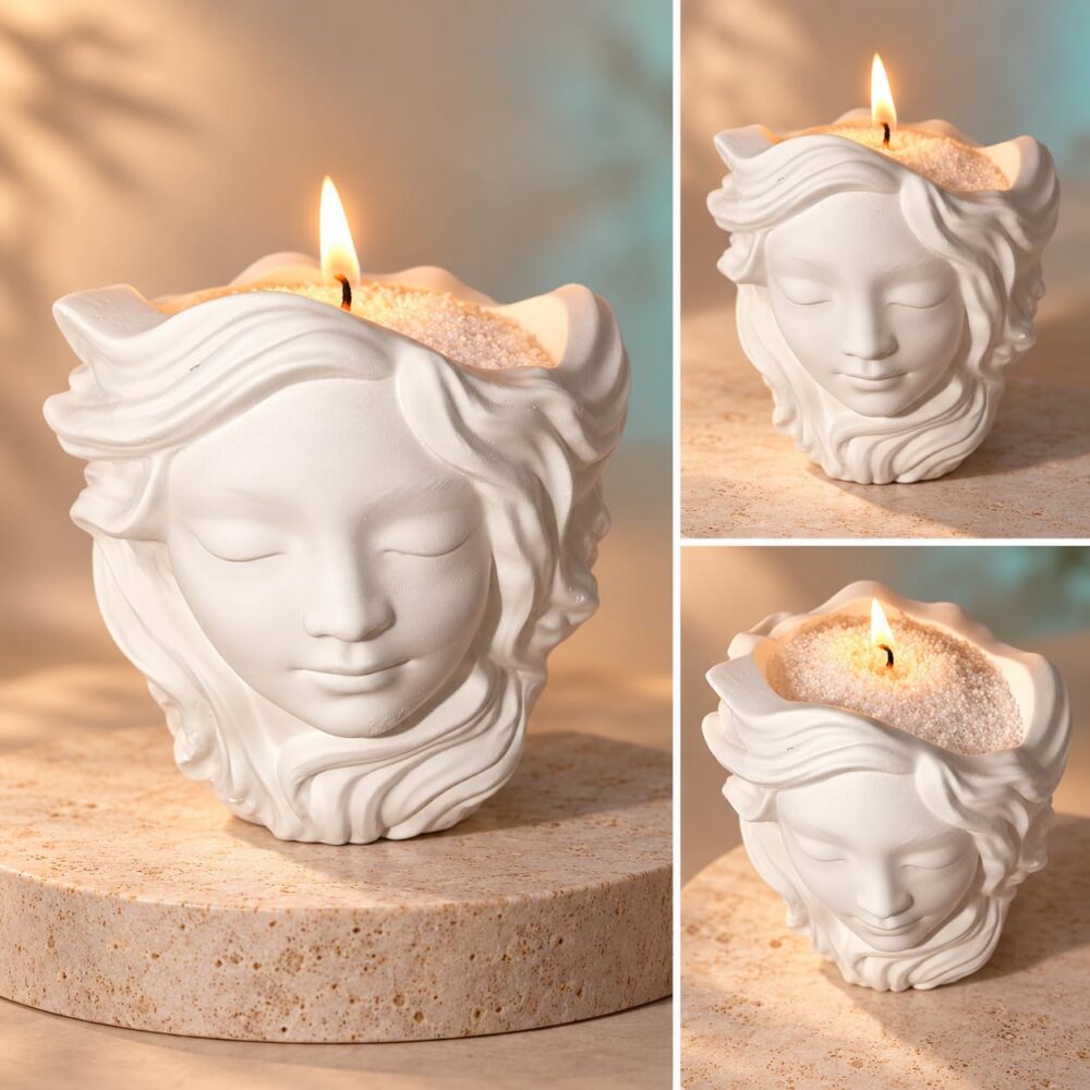 Velas de cera de arena + medio kilo de cera de arena