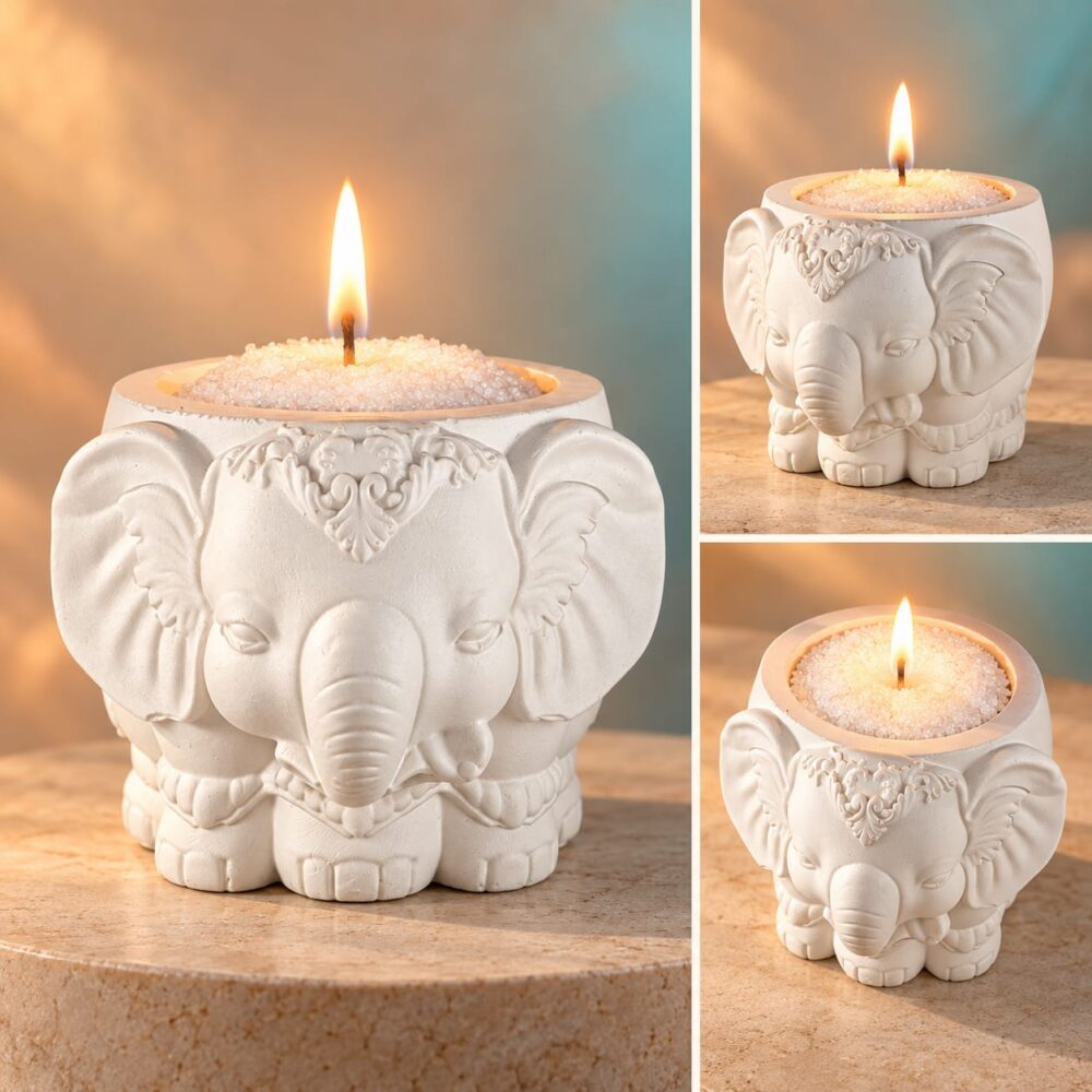 Velas de cera de arena + medio kilo de cera de arena